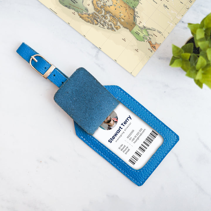 Genuine Leather Luggage Tag