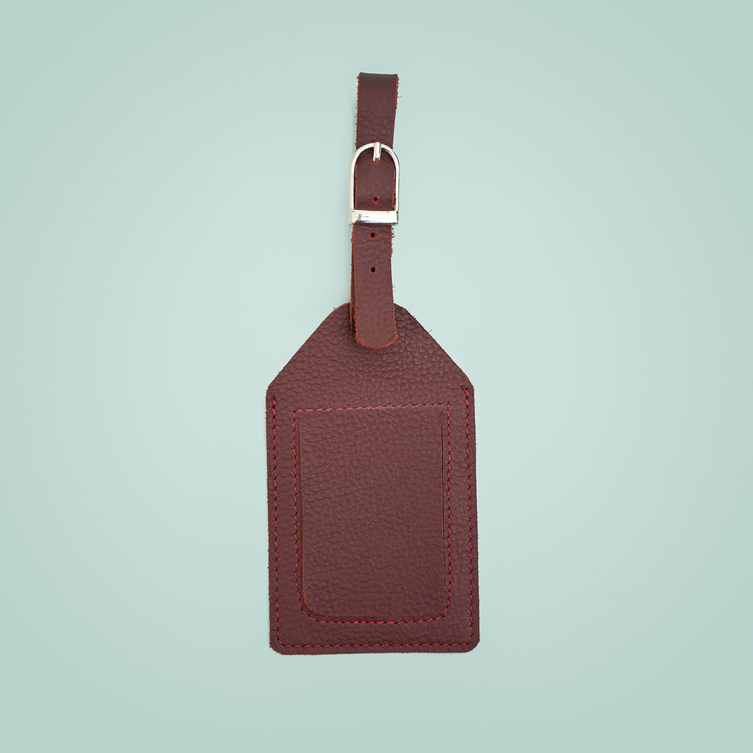 Genuine Leather Luggage Tag