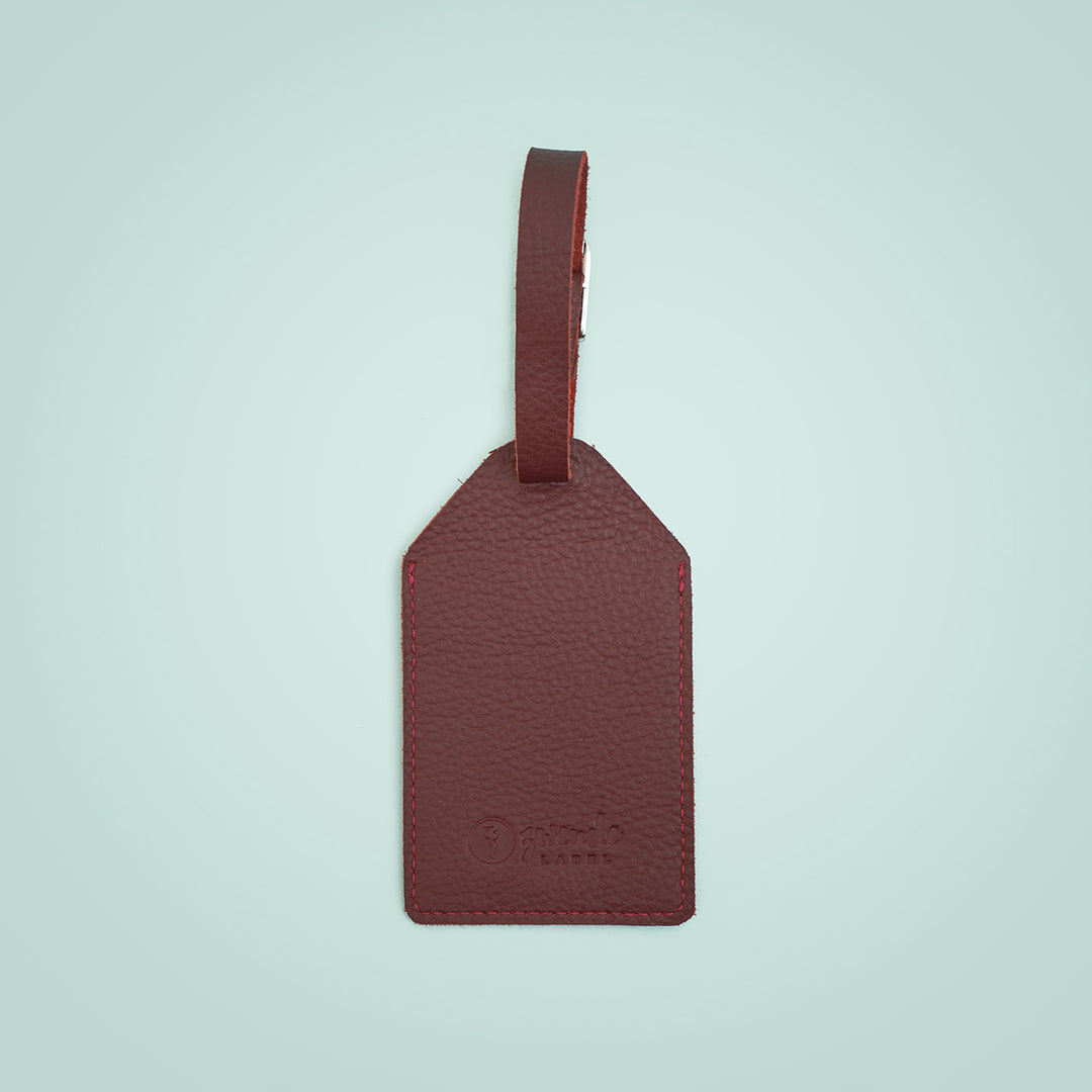 Genuine Leather Luggage Tag