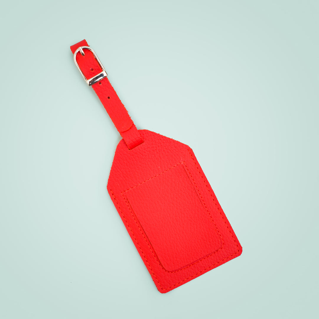 Genuine Leather Luggage Tag