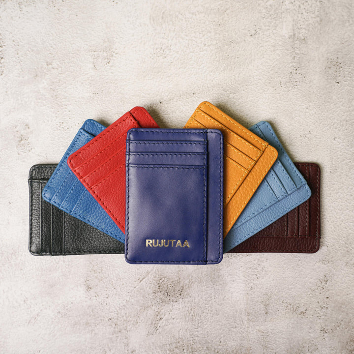 Personalised Leather Card Holder