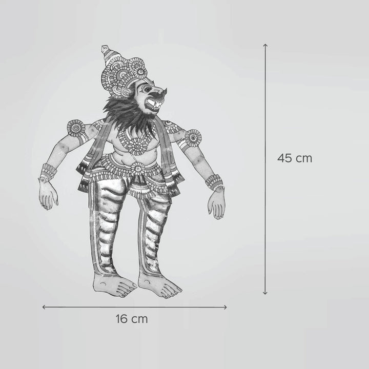 Dasavatharam Leather Puppet - Narasimha