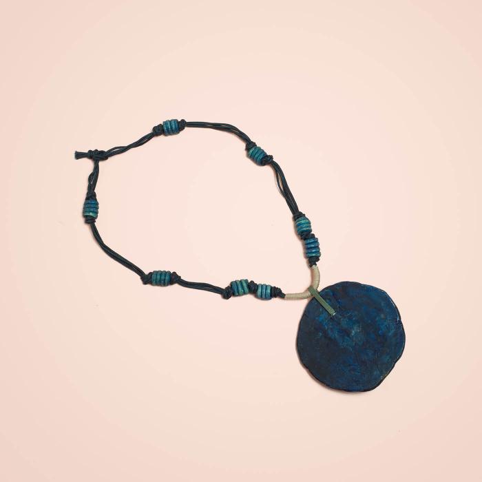 Papier-Mache Pendant - Blue Tree Man - Zwende