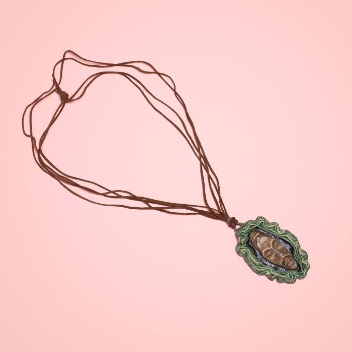 Papier-Mache Pendant - Forest Man