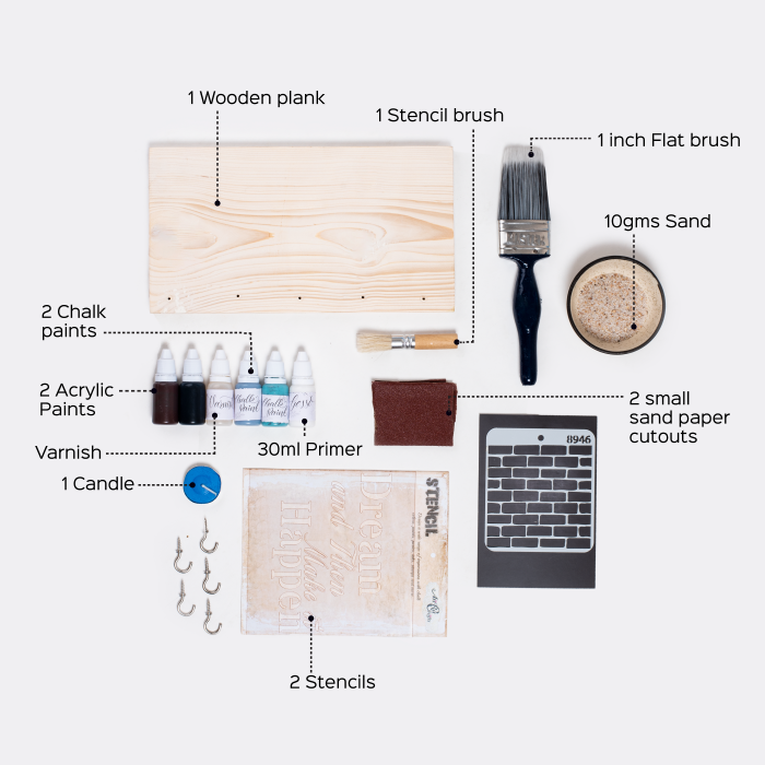 Wood Distressing DIY Kit - Wooden Plank