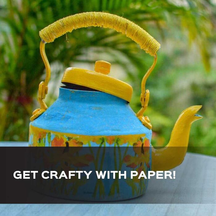 Decoupage DIY Kit - Kettle