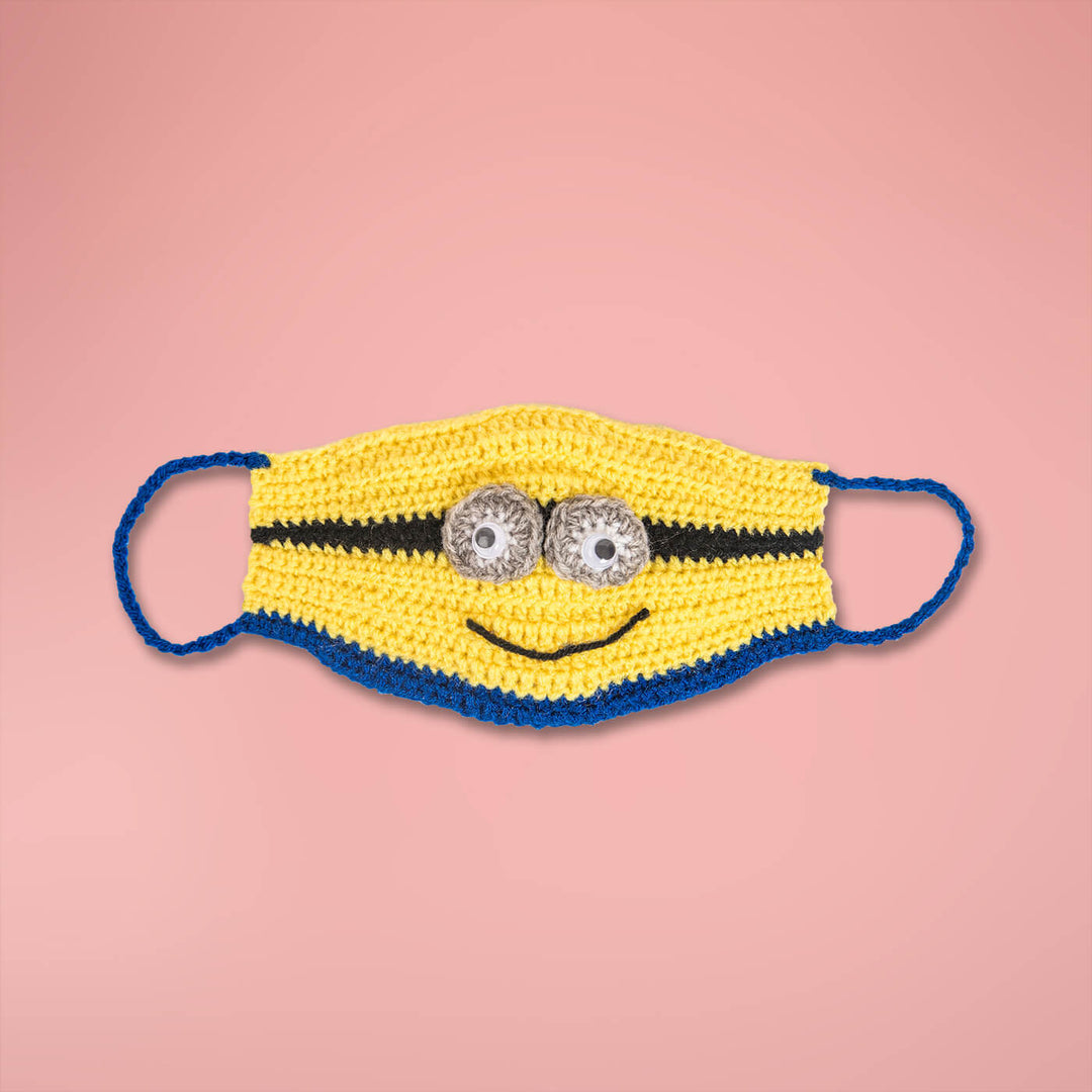 Minion Crochet Mask