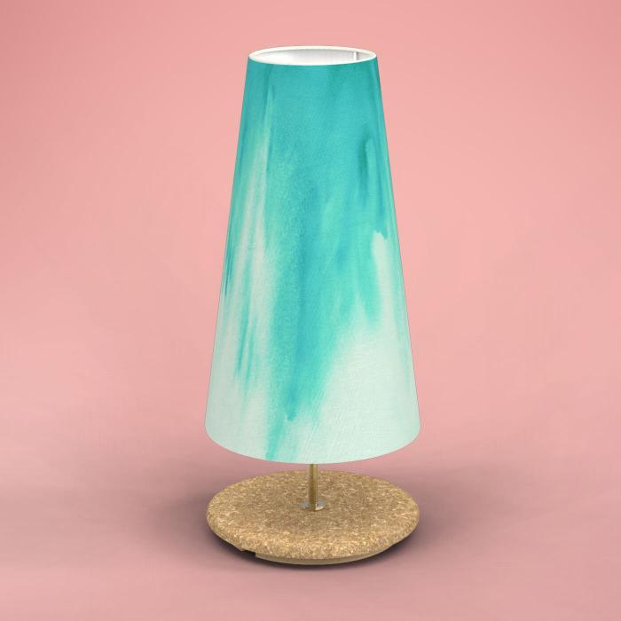 Hand-painted Long Cone Lamp