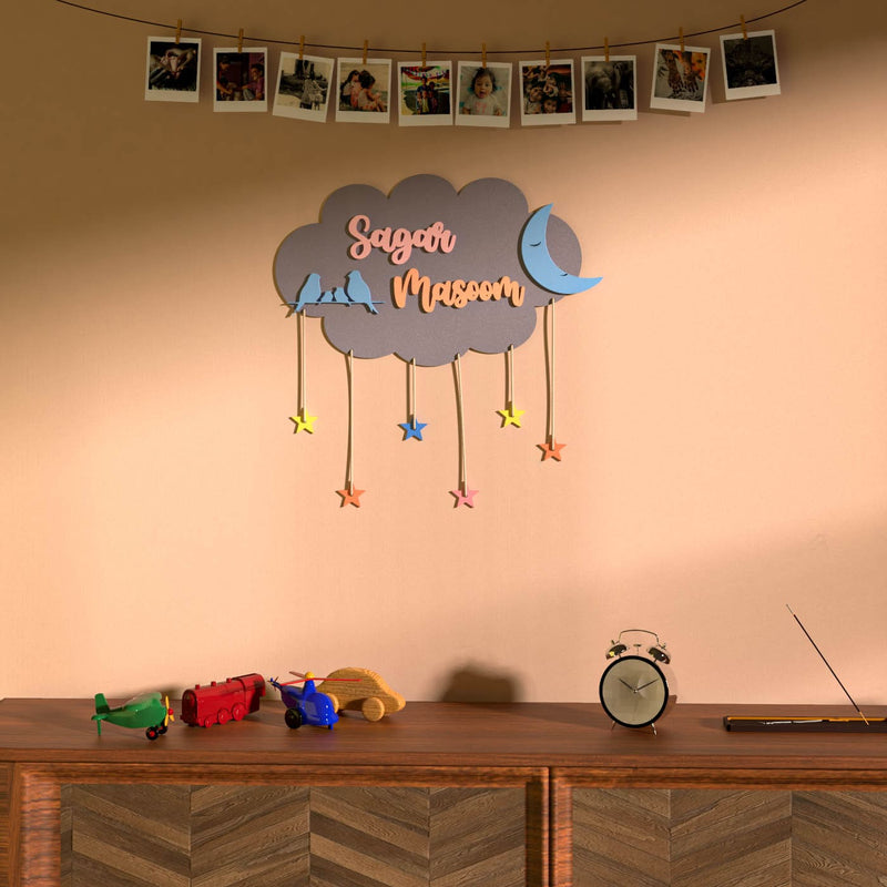 Two Name Cloud Nameboard