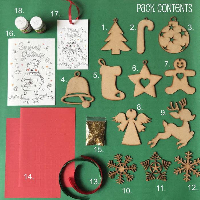 Christmas DIY Decor - Christmas Fun Pack - Zwende