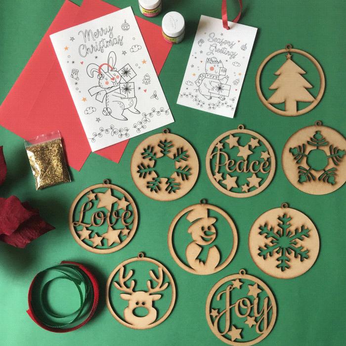 Christmas DIY Decor - Peace, Love, Joy Pack - Zwende