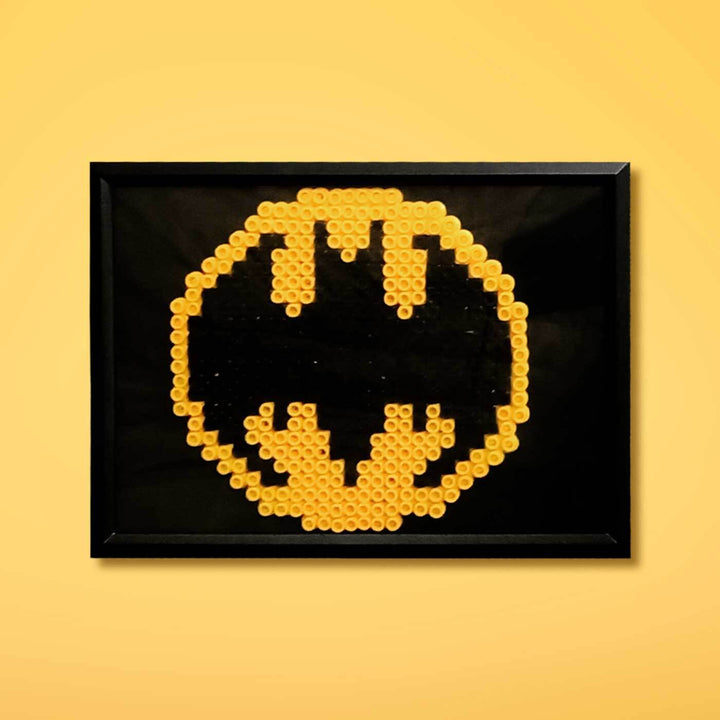 Batman Wall Frame with Perler Beads