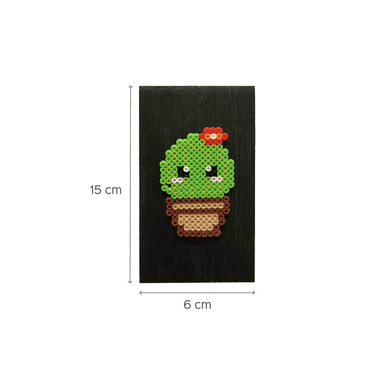 Cactus Wall Frame with Perler Beads