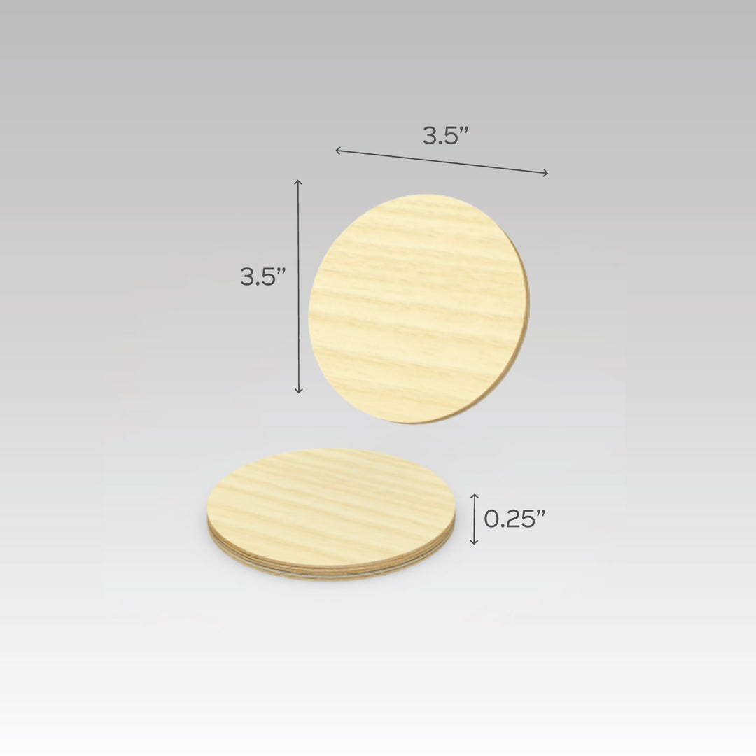 Laser Etched Coasters (Set of 4) - Giraffe