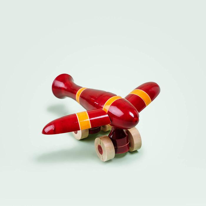 Aeroplane Channapatna Toy - Zwende