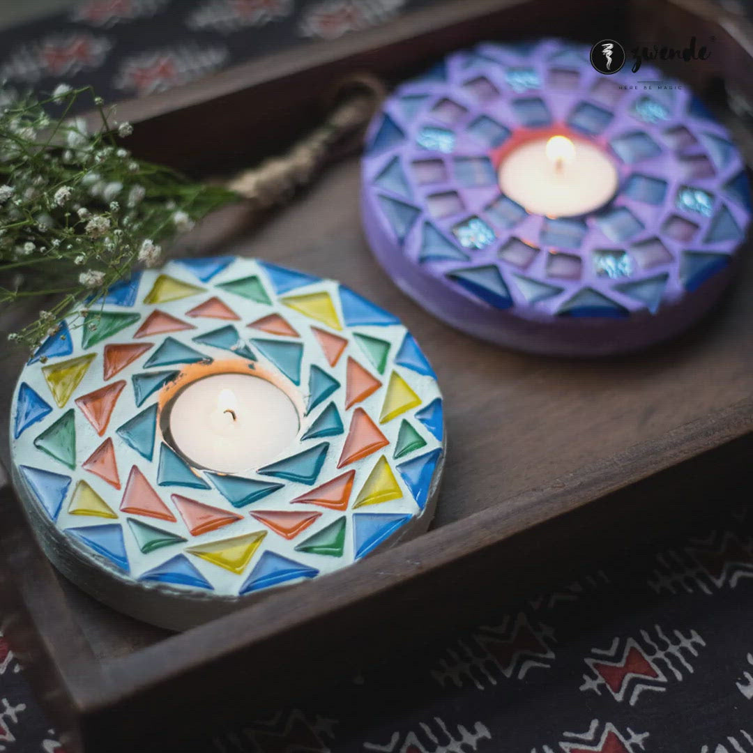 Mosaic DIY Kit - Tealight Holder