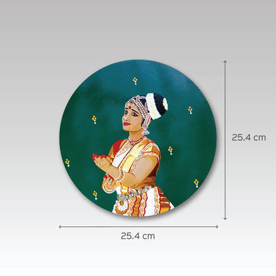 Handpainted Mohiniattam on MDF