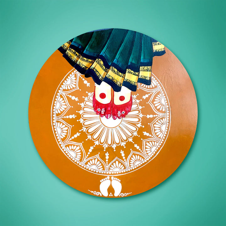 Handpainted Odia Jhooti Wall Decor