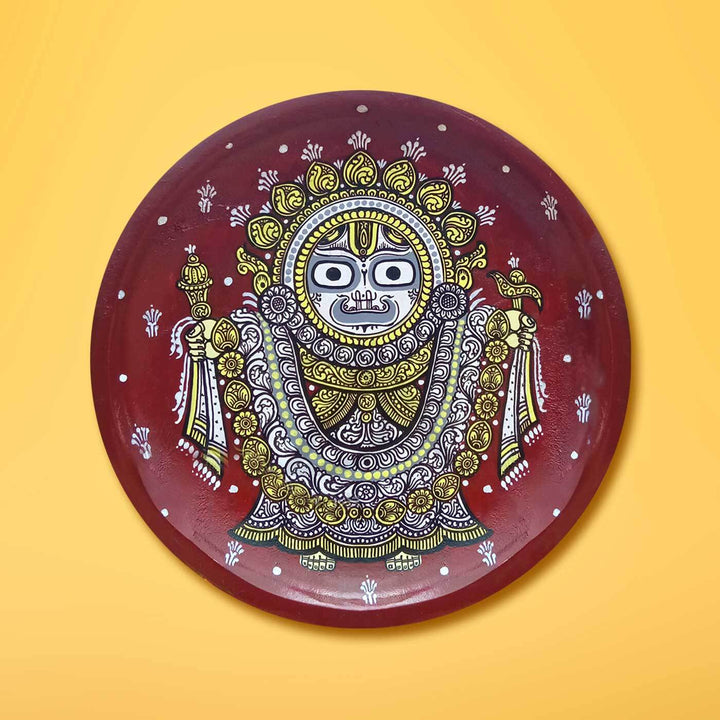 Set of 3 Divine Handpainted Wall Decor- Brown