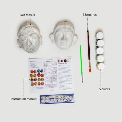 Cheriyal Mask DIY Kit