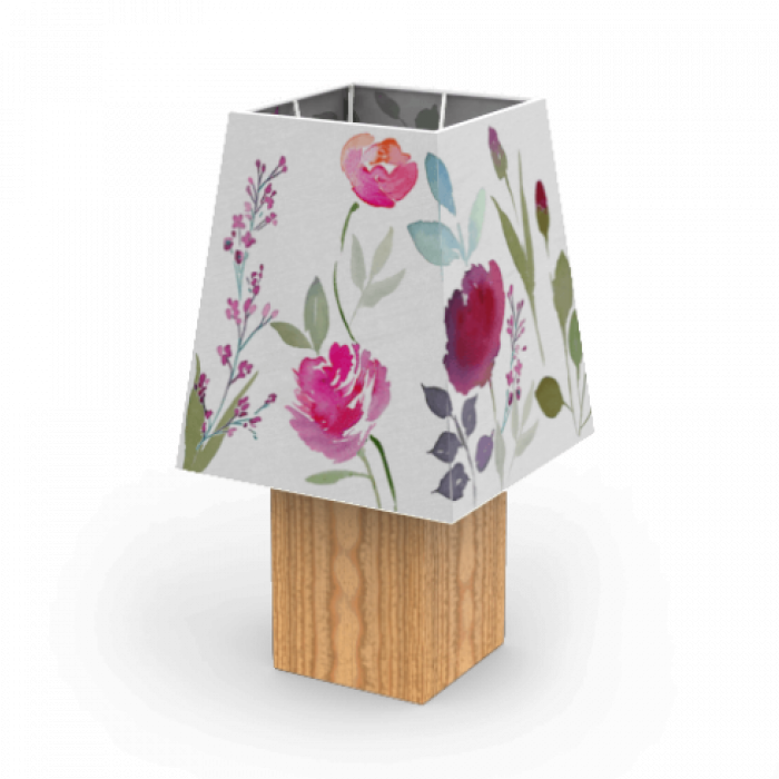 Handpainted Empire Tabletop Lamp
