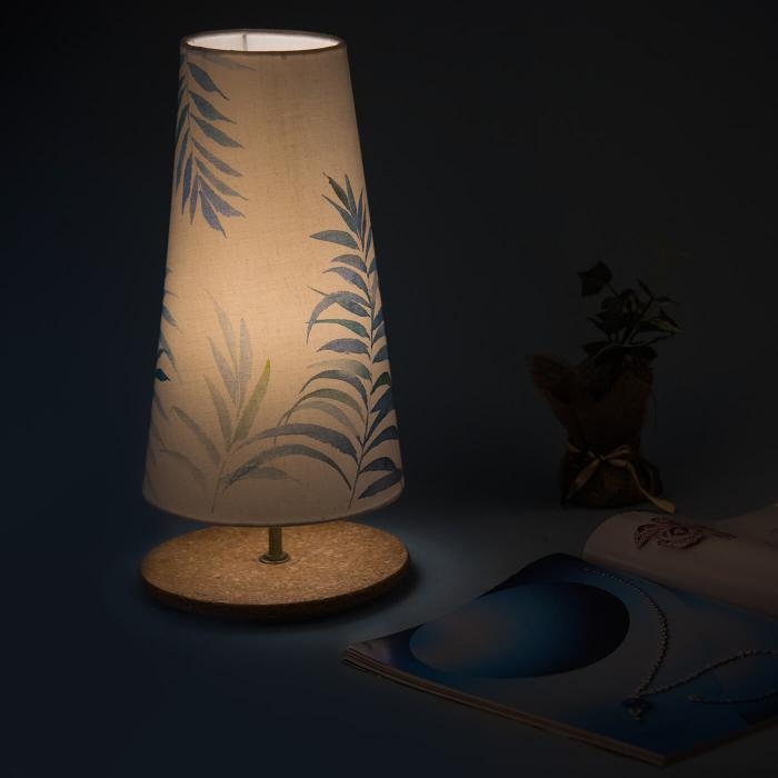 Hand-painted Long Cone Lamp