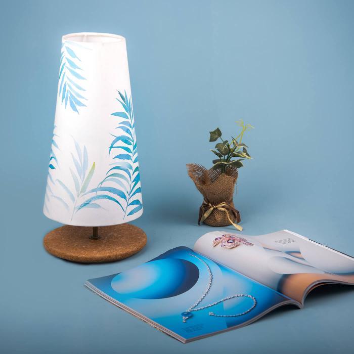 Hand-painted Long Cone Lamp