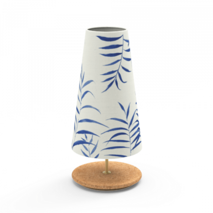 Hand-painted Long Cone Lamp