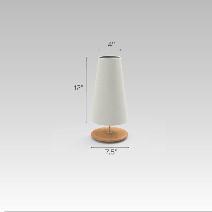 Hand-painted Long Cone Lamp