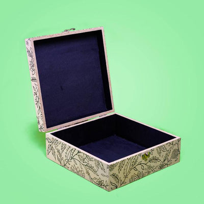 Square Organizer Box - Mughal Art