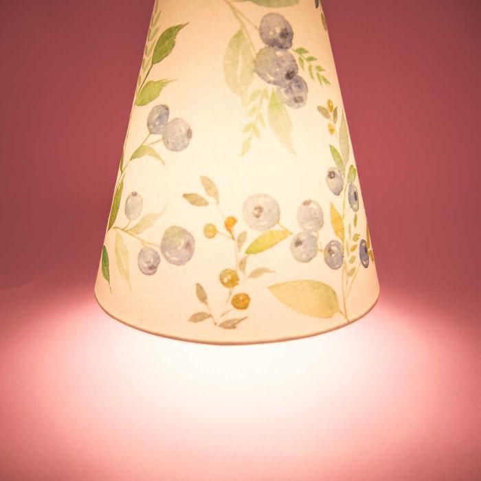 Hand-painted Hanging Cone Lamp