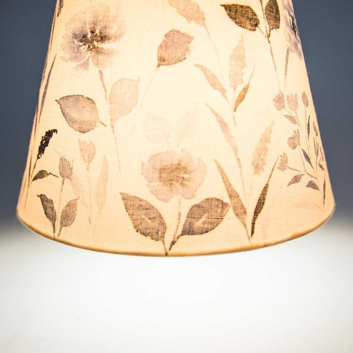 Hand-painted Hanging Cone Lamp