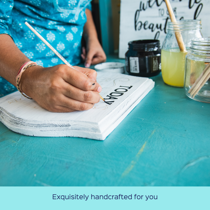 Hand Lettered Hindi Signage - Babumoshay