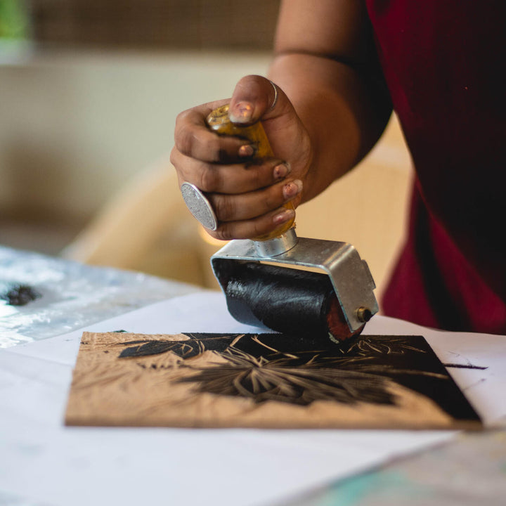 Woodcut Print Making DIY Kit