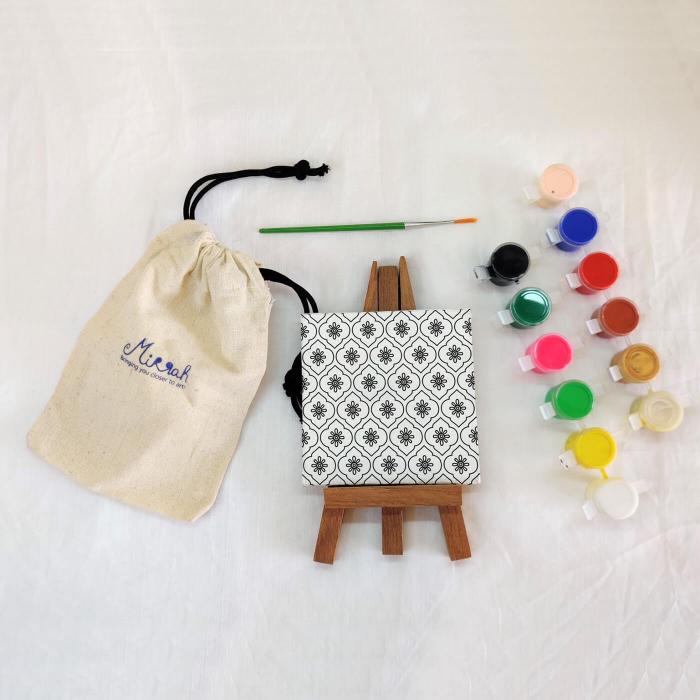 Ready To Paint Miniature Painting DIY Kit - Zwende