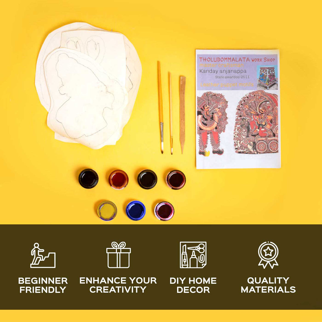 Ready To Paint Tholu Painting DIY Kit - Puppet