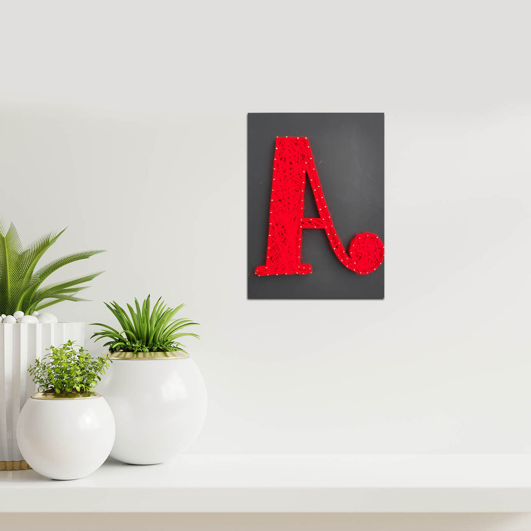 Personalised Alphabet String Art