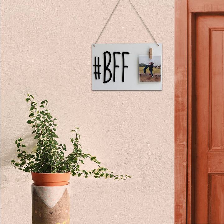 Personalised "BFF" Wooden Frame