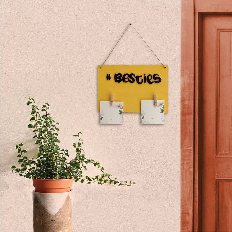 Personalised "Besties" Wooden Frame