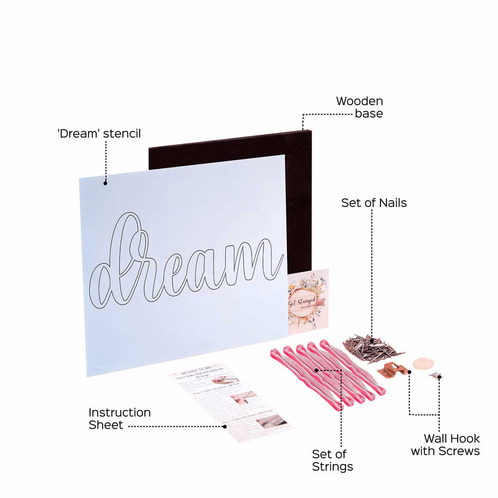 String Art DIY Kit - Dream - Zwende