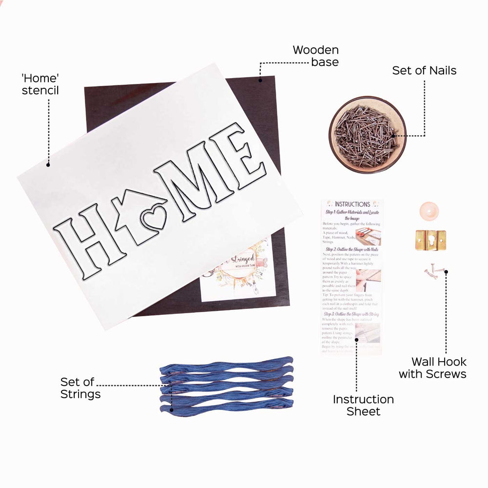 String Art DIY Kit - Home - Zwende