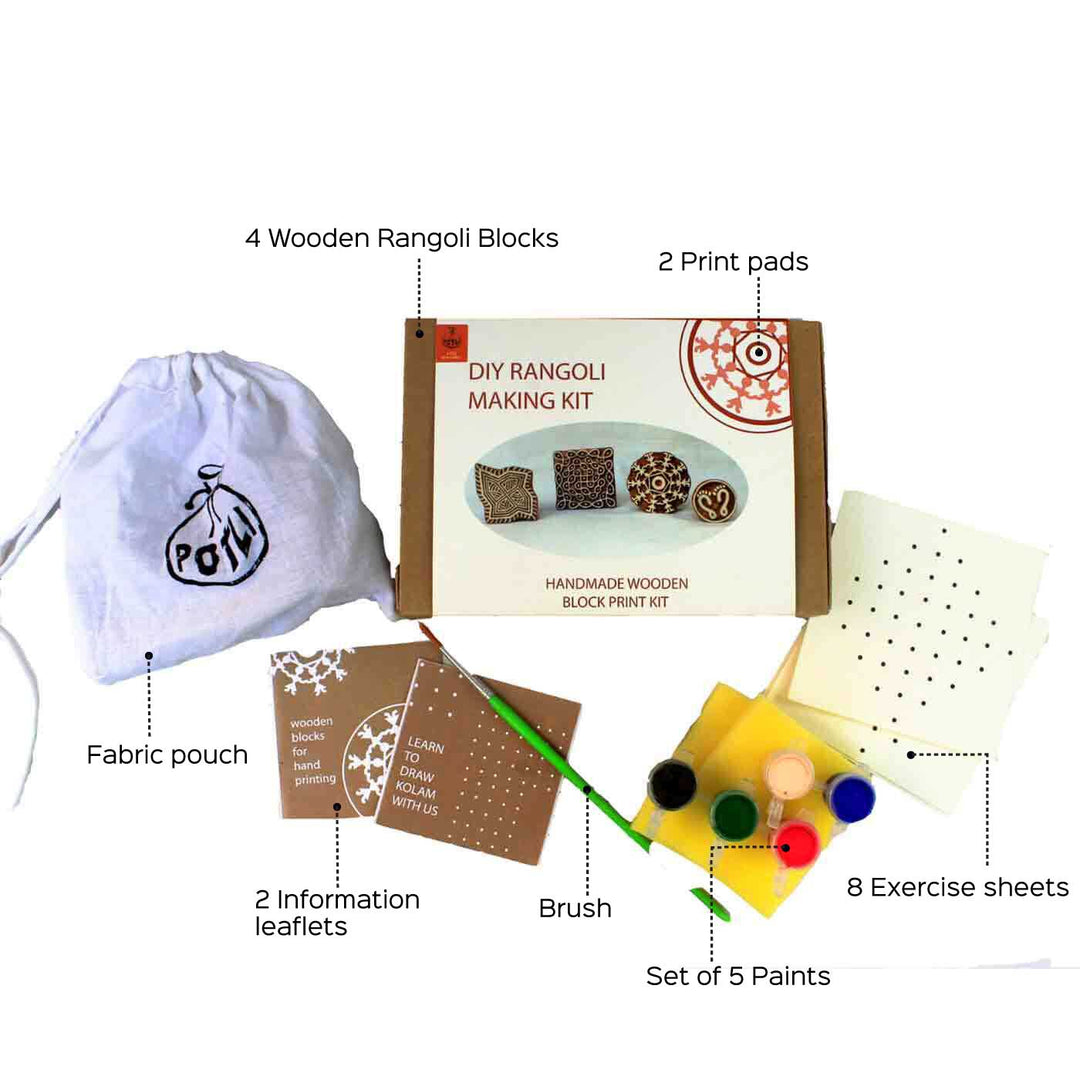 Rangoli Making DIY Kit