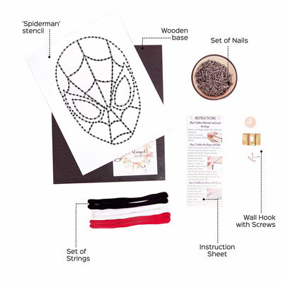 String Art DIY Kit - Spiderman