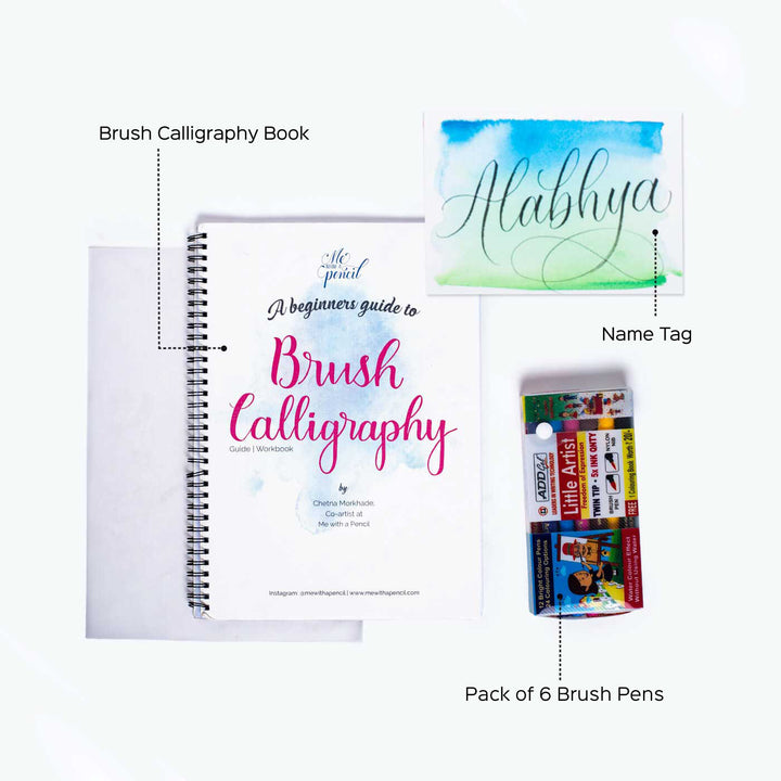 Personalized Brush Calligraphy - All Inclusive DIY Kit