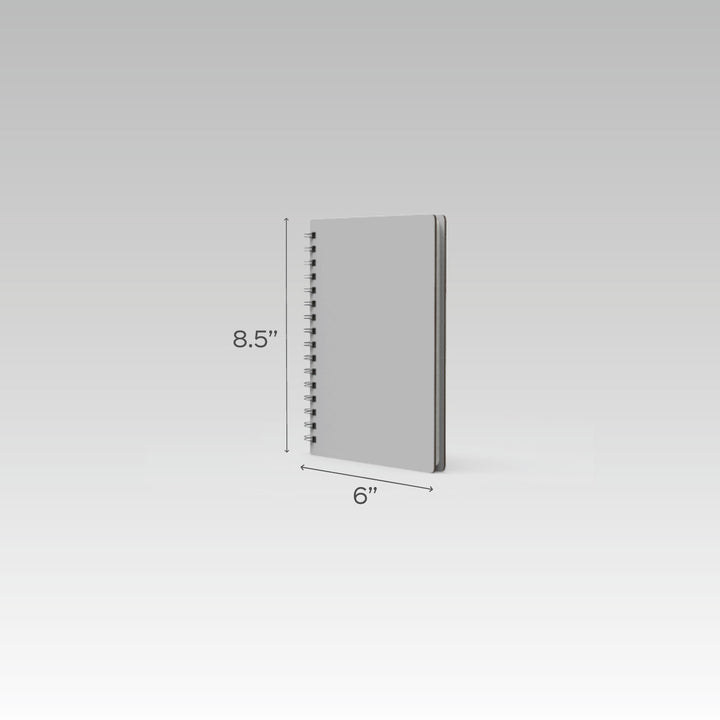 Monochrome Printed Flutist Diary - A5 - The Indian Raga Collection
