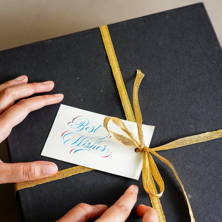 Handwritten Gift Tags (Set of 8) - Best Wishes
