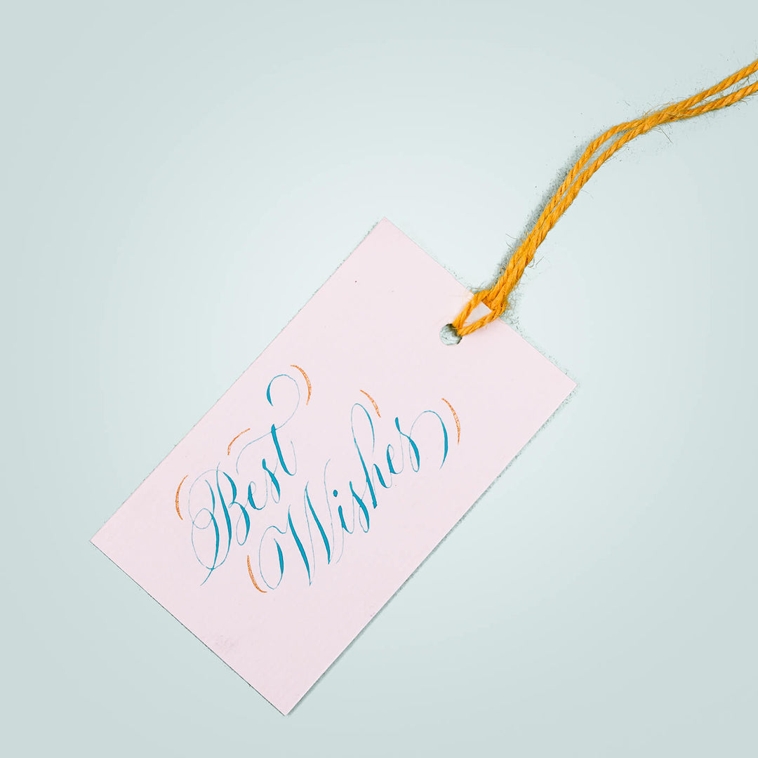 Handwritten Gift Tags (Set of 8) - Best Wishes