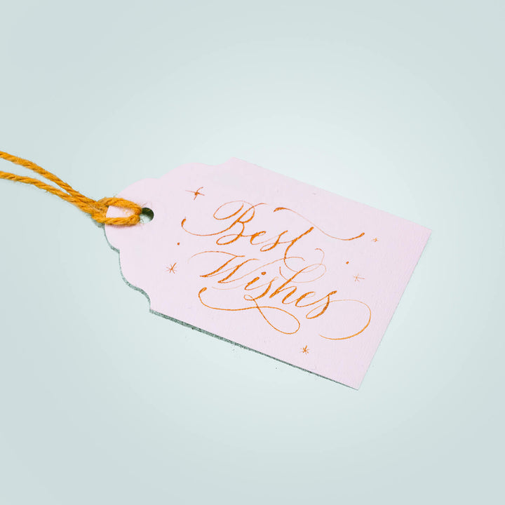 Handwritten Gift Tags (Set of 8) - Best Wishes - Zwende