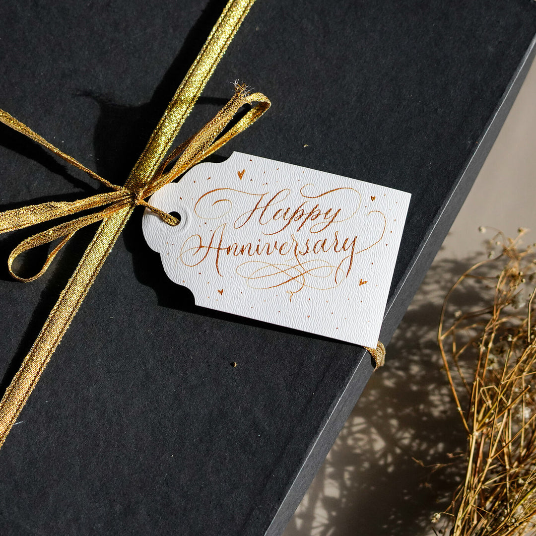 Handwritten Gift Tags (Set of 8) - Happy Anniversary - Zwende