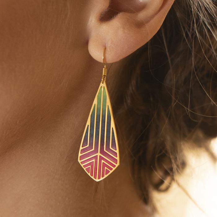 Art Deco Diamonds Earrings - Zwende